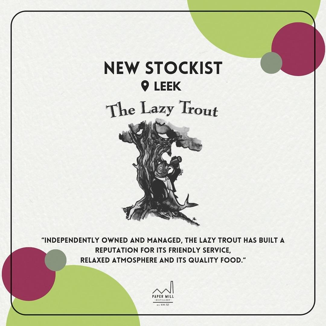 🆕 Stockist 🆕

 @the_lazy_trout_pub_meerbrook now stock Paper Mill Gin!

Another great local business stocking Paper Mill gin! Situated in a lovely area, The Lazy Trout is the perfect place to go for some food and drink accompanied by a lovely walk around our amazing countryside!

#distillery #distill #local #leek #staffordshire #cheddleton #gin #market #totallylocally #spirits #distiller #papermilldistillery #heath #verde #sumor #mill630 #chai #gandt #cocktailalchemists #cocktail #cocktails #cocktailoftheday #cocktailsofinstagram #drink #drinks #mixology #bartender #papermill #lazytrout